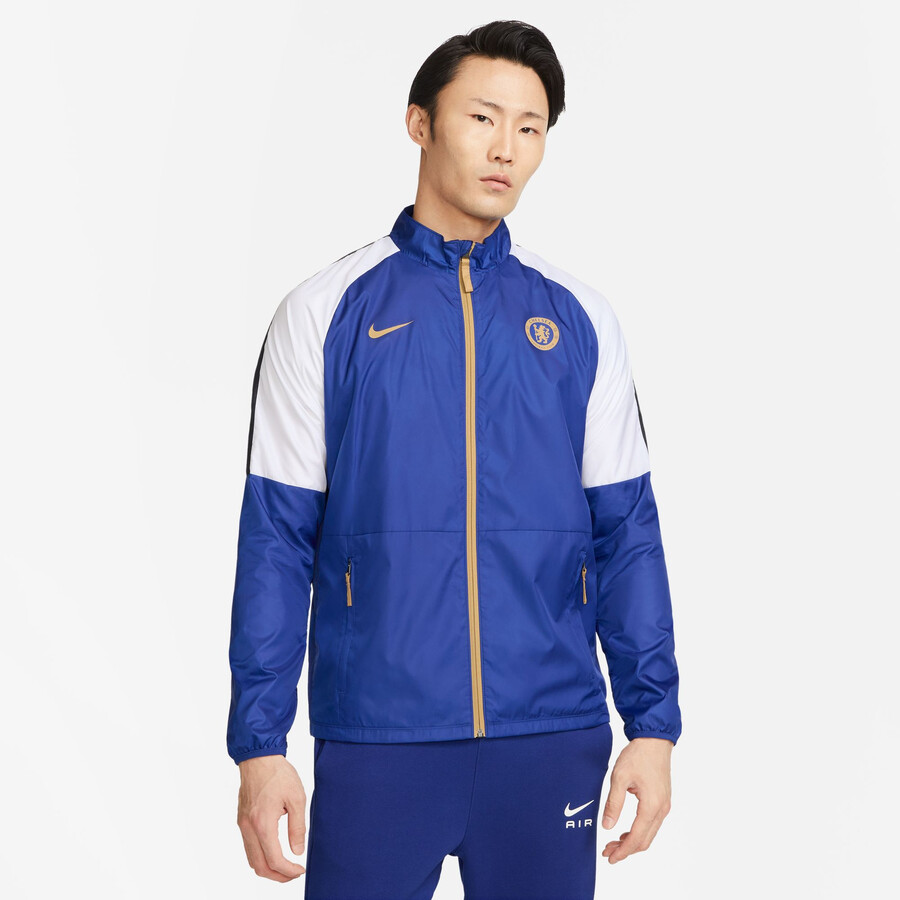 Veste survetement Chelsea Academy bleu or 2023 24 sur Foot