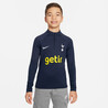 Sweat zippé junior Tottenham Strike bleu violet 2023/24