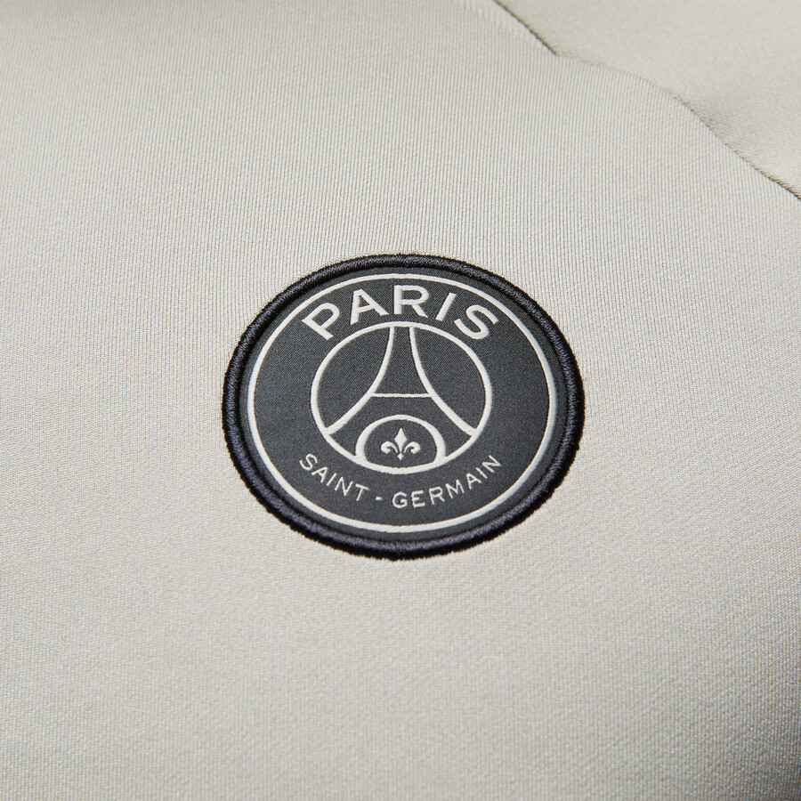 Sweat zippé PSG Strike beige 2023/24