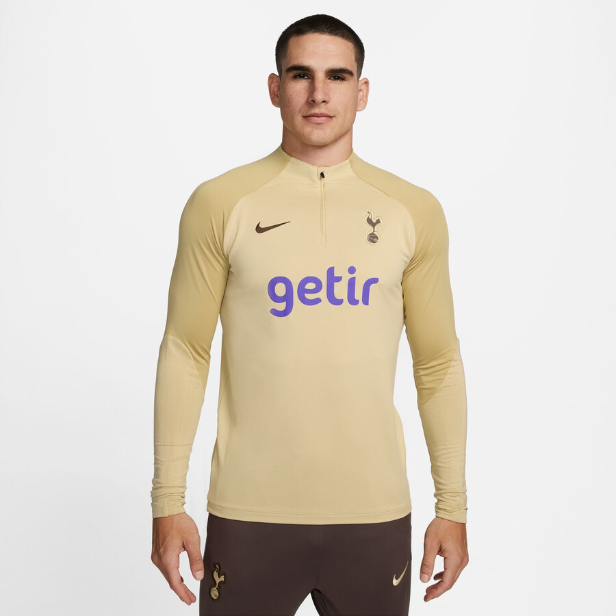 Sweat zippé Tottenham Strike beige 2023/24