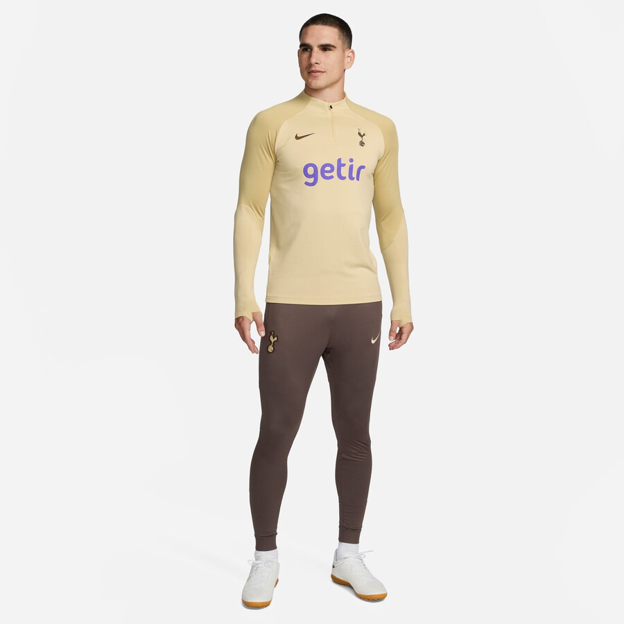 Sweat zippé Tottenham Strike beige 2023/24