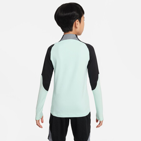 Sweat zippé junior Chelsea Strike vert noir 2023/24