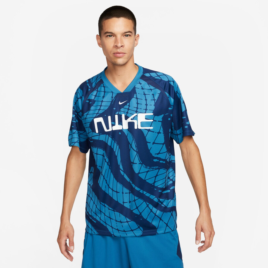 Maillot Nike F.C. bleu sur Foot