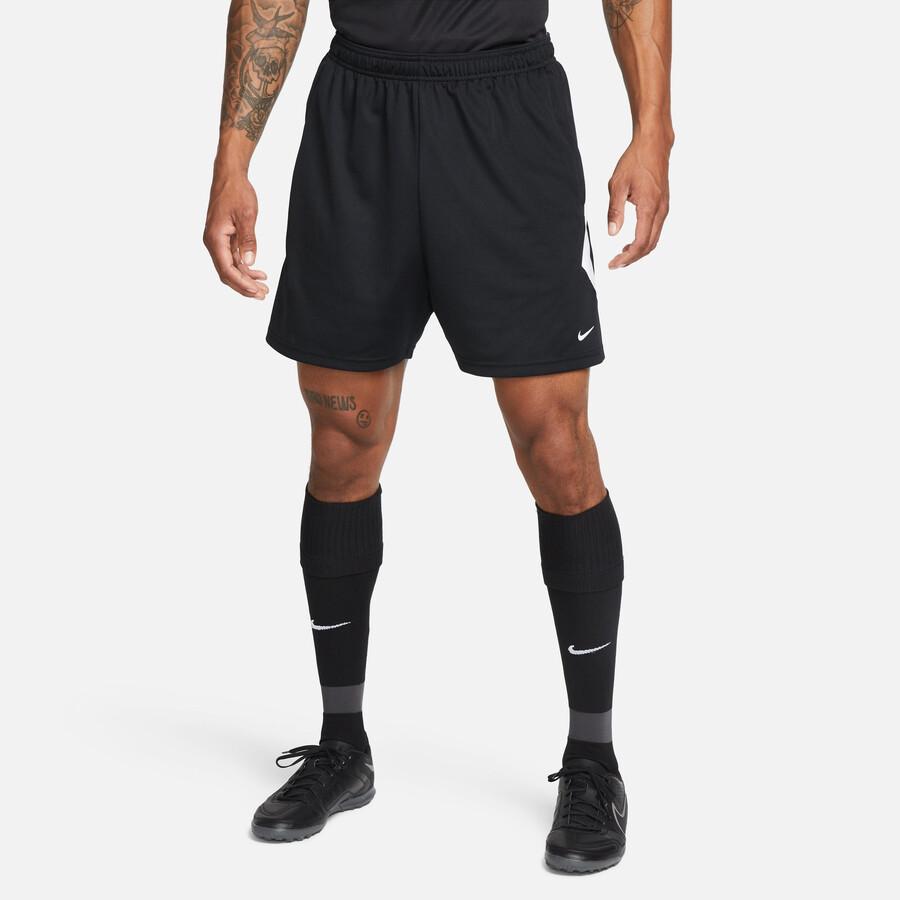 Short entraînement Nike F.C. noir blanc