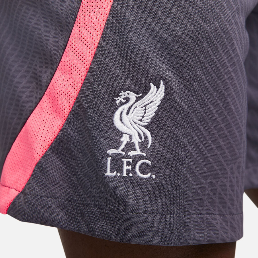 Short entraînement Liverpool Strike noir rouge 2023/24