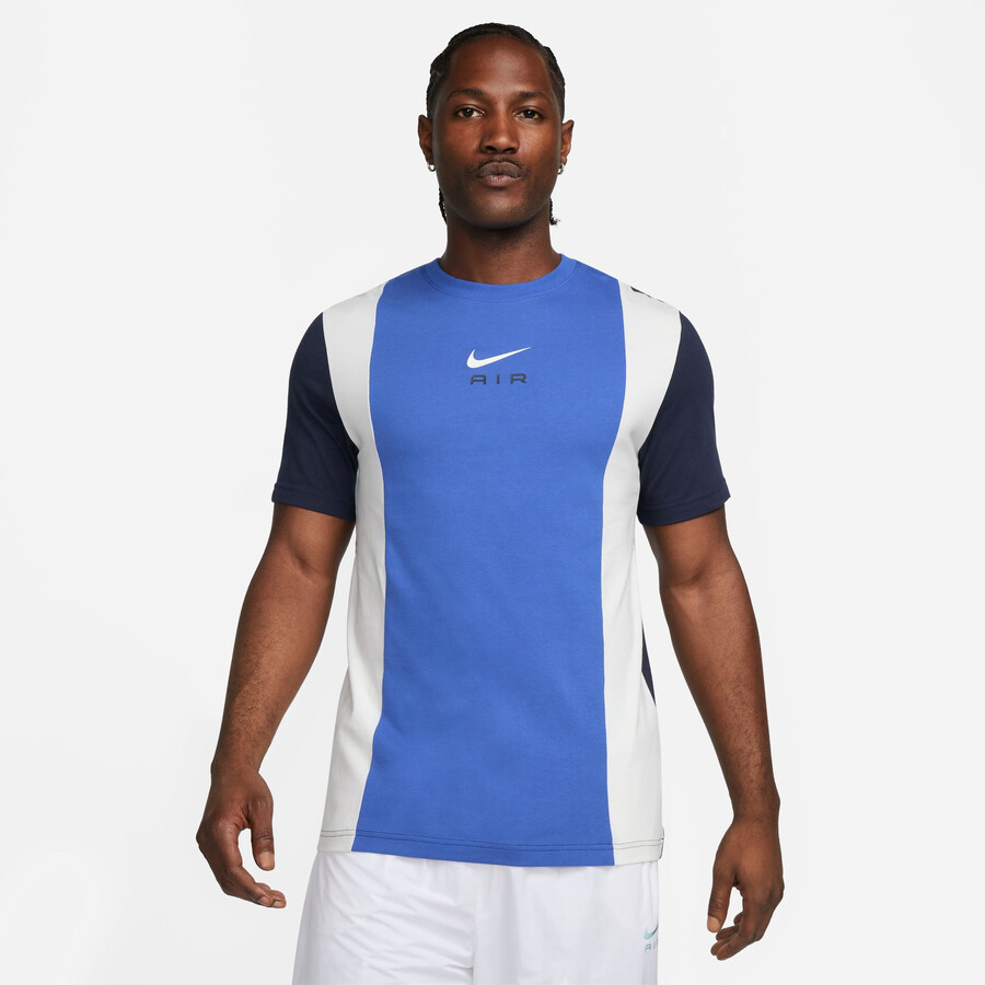 Blue nike air t shirt best sale