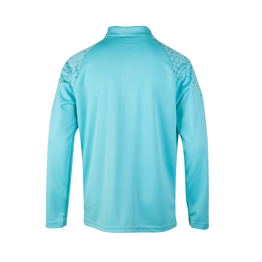 Sweat zippé junior OM bleu ciel 2023/24