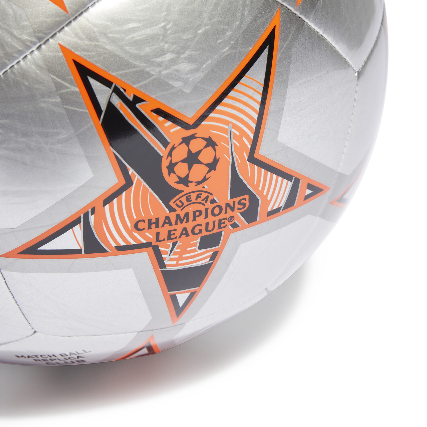 adidas Ballon Euro 2024 Club - orange/noir (Taille 5)