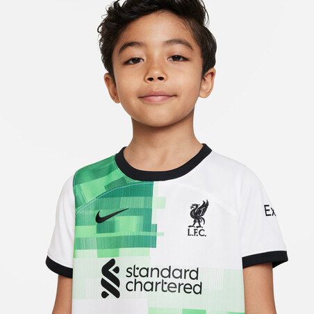 Tenue enfant Liverpool extérieur 2023/24