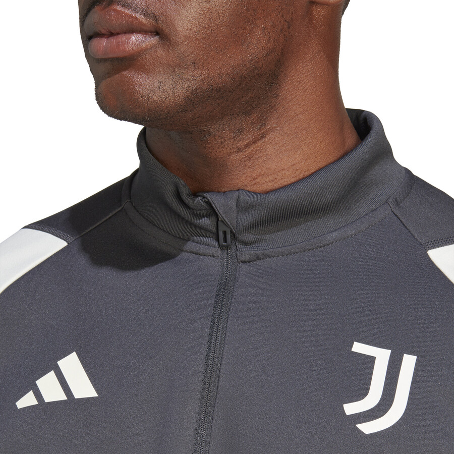 Sweat zippé Juventus gris blanc 2023/24
