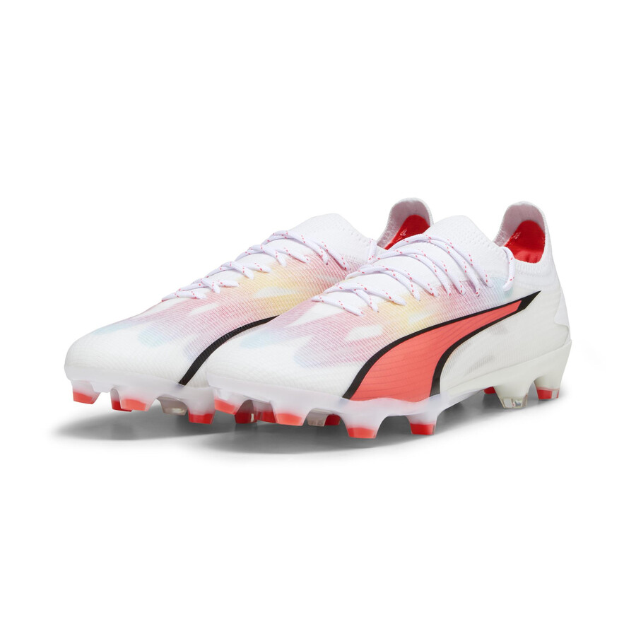 Puma Ultra Ultimate FG/AG blanc rose