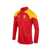 Sweat zippé RC Lens rouge jaune 2023/24