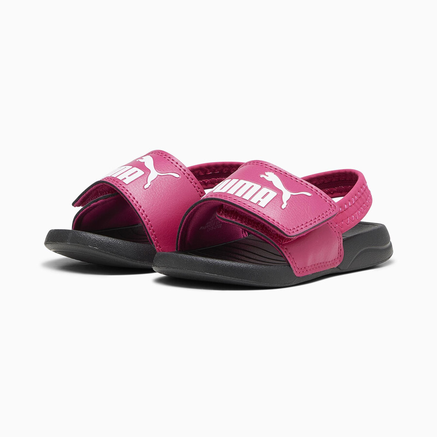 Sandales bébé Puma Popcat noir rose