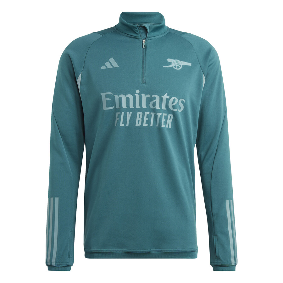 Sweat zippé Arsenal vert 2023/24