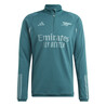 Sweat zippé Arsenal vert 2023/24