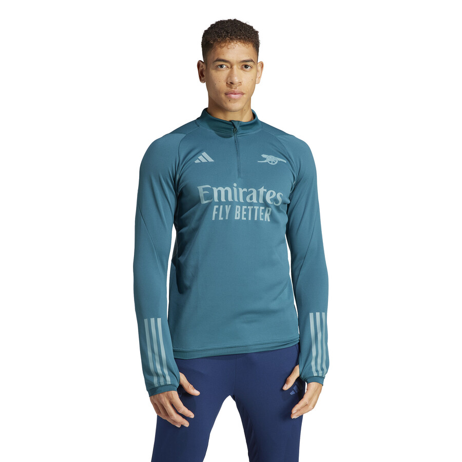 Sweat zippé Arsenal vert 2023/24