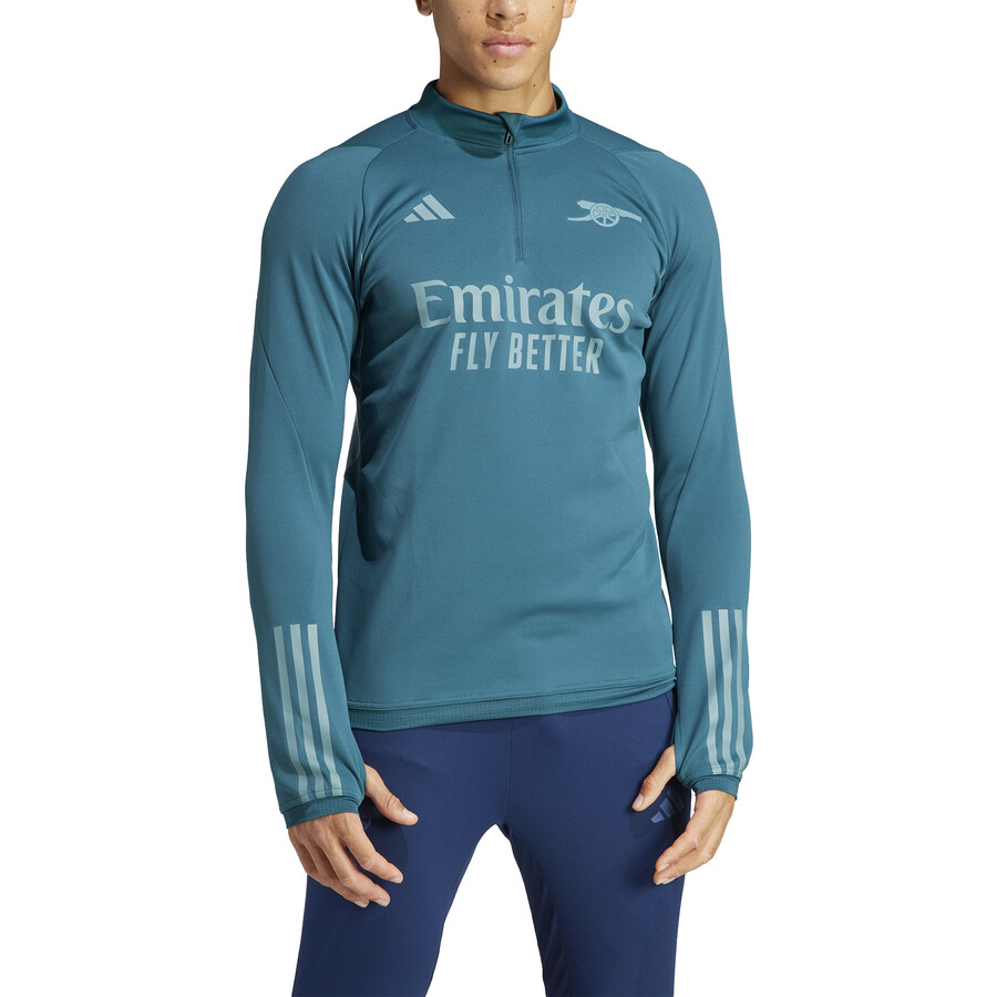 Sweat zippé Arsenal vert 2023/24