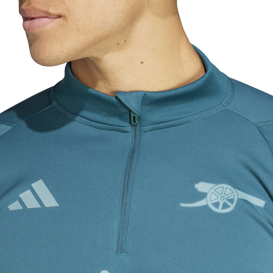 Sweat zippé Arsenal vert 2023/24