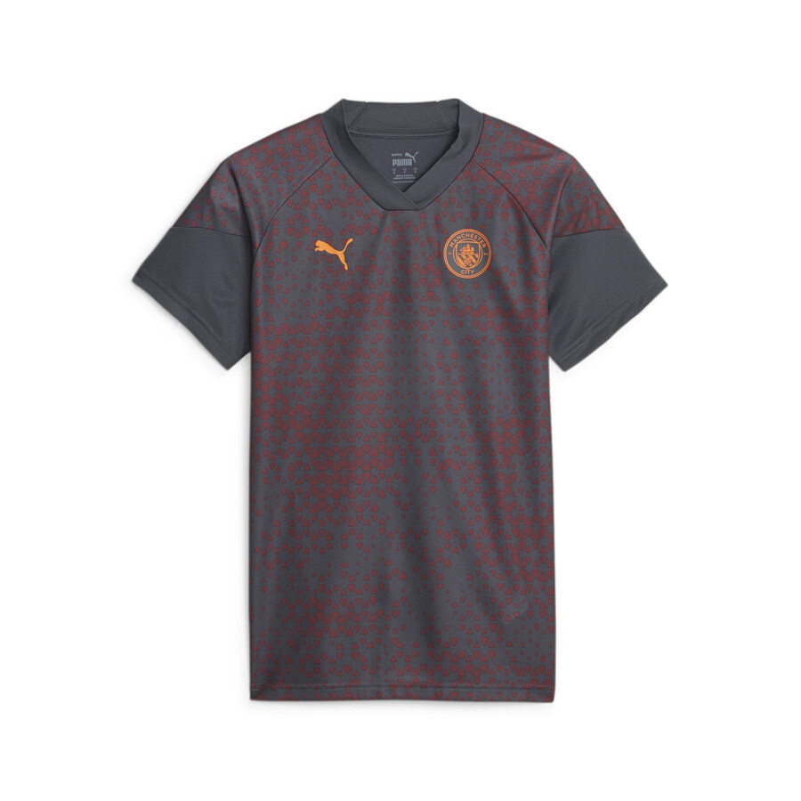 Maillot junior Manchester City gris orange 2023/24