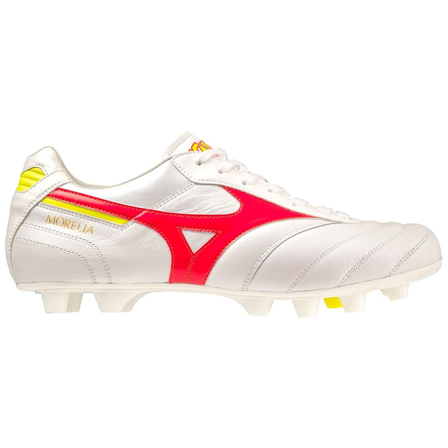 Mizuno Morelia Elite FG blanc rouge