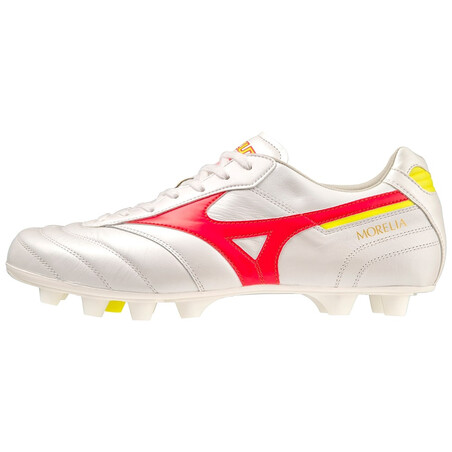 Mizuno Morelia Elite FG blanc rouge