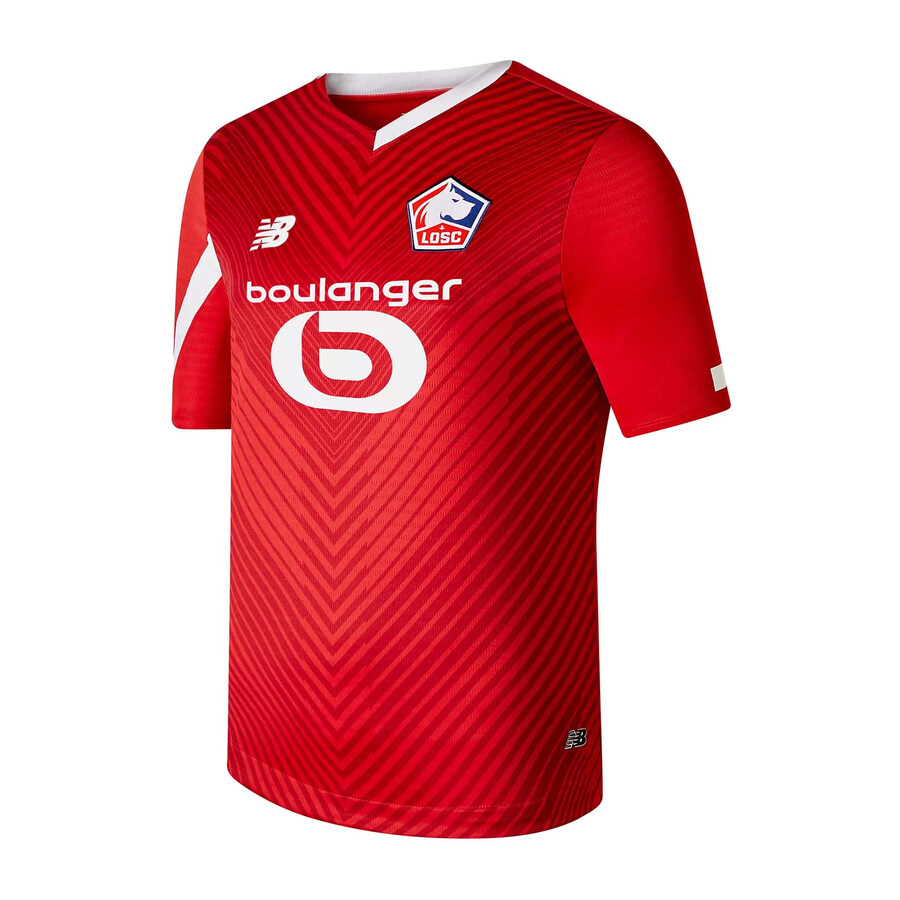 Maillot Avant Match LOSC Bleu Rouge 2023 24 Sur Foot Fr