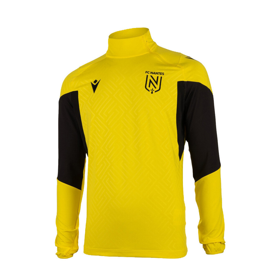 Sweat zippé FC Nantes jaune noir 2023/24