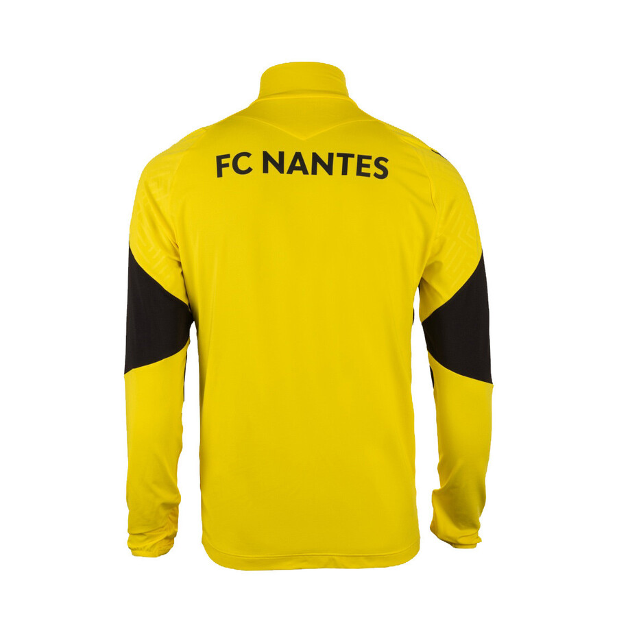 Sweat zippé FC Nantes jaune noir 2023/24