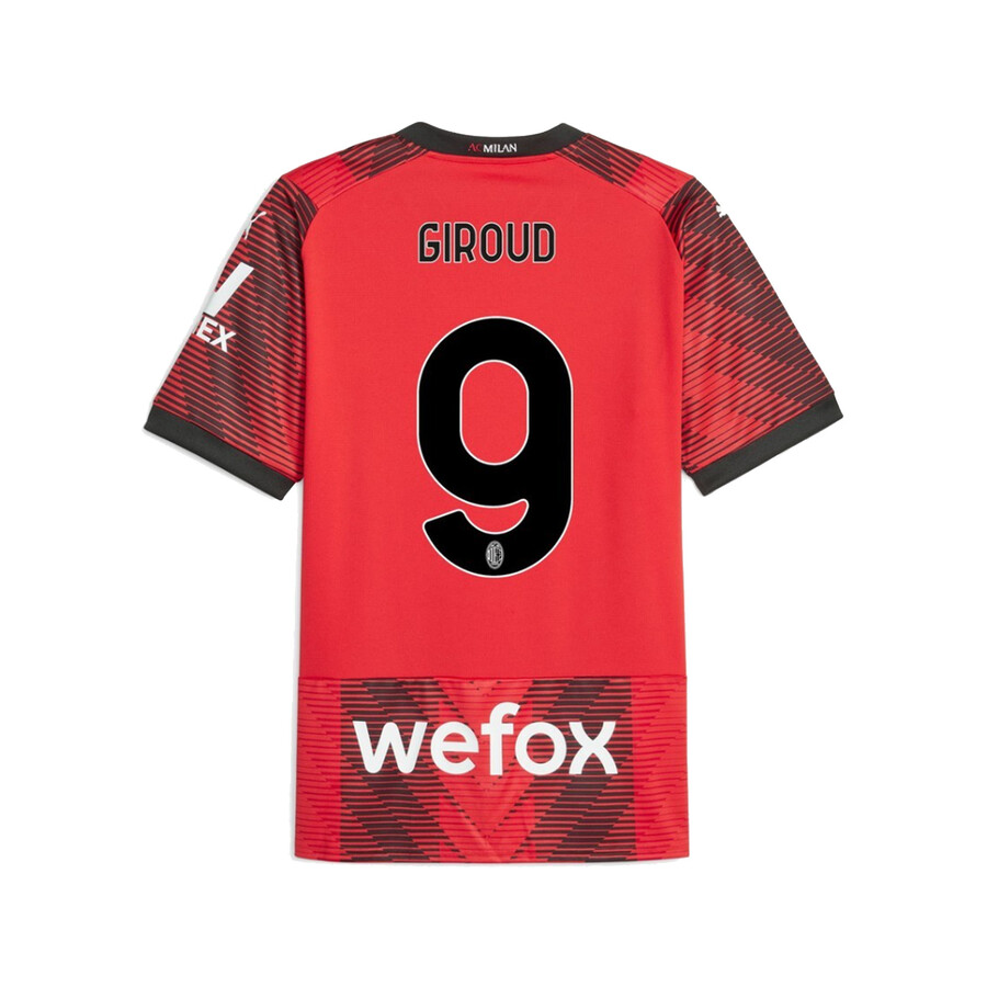 Maillot Giroud Milan Ac Ext Rieur Sur Foot Fr