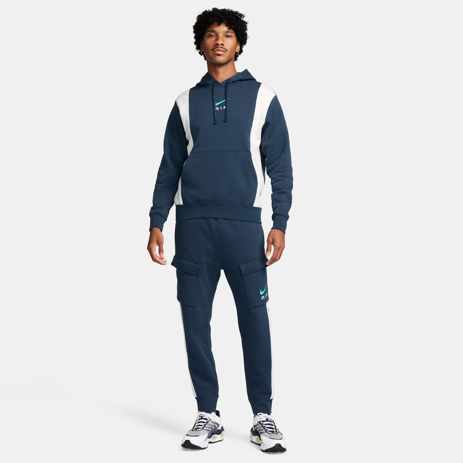 Sweat à capuche Nike Air bleu blanc