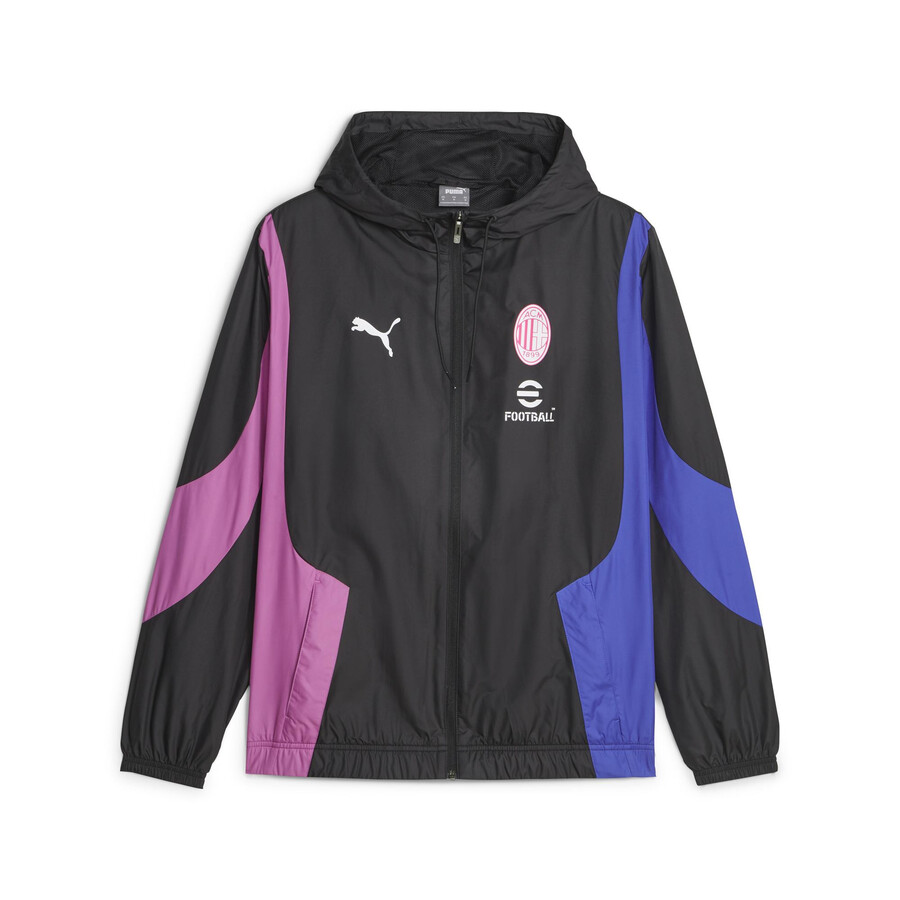 Veste avant match Milan AC noir rose 2023/24