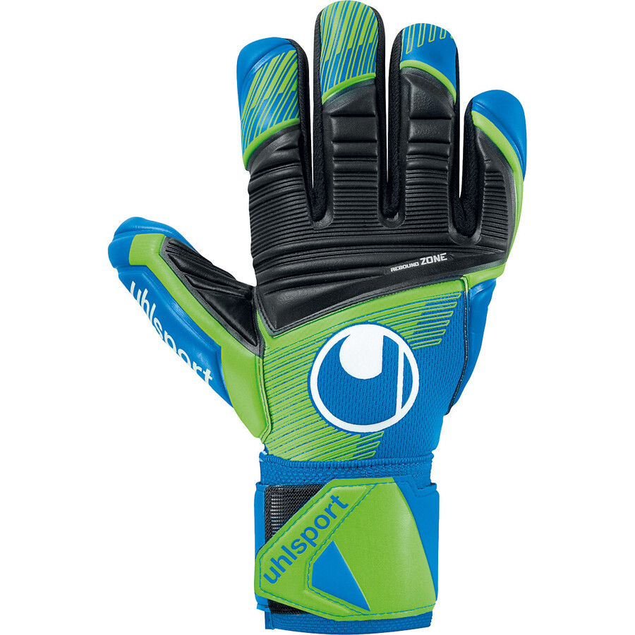 Gants Gardien Uhlsport Aquasoft bleu vert