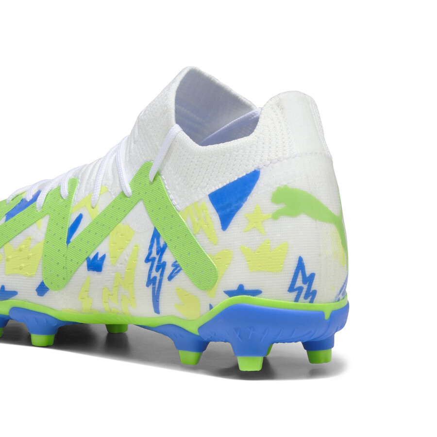 Puma Future match junior Neymar FG blanc vert