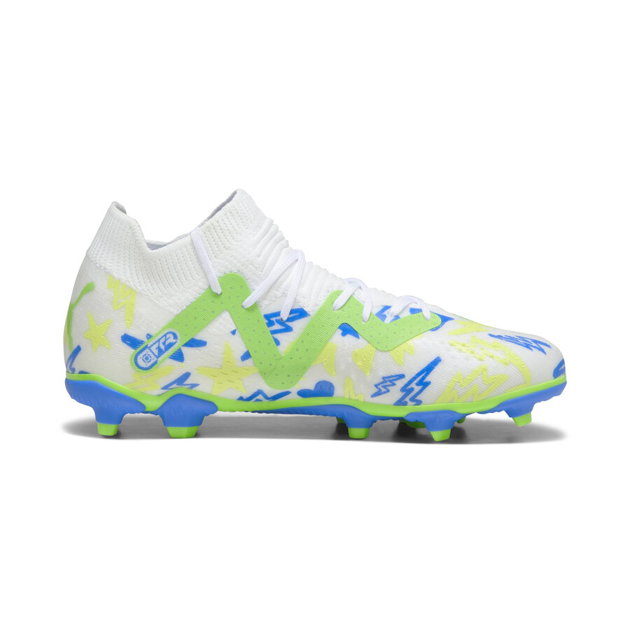 Puma Future match junior Neymar FG blanc vert