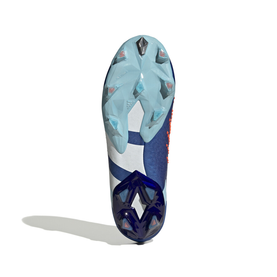 adidas Predator Accuracy+ montante FG bleu blanc