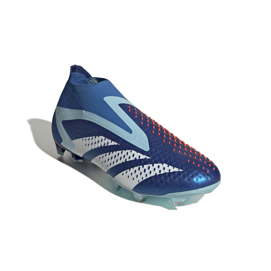 adidas Predator Accuracy+ montante FG bleu blanc