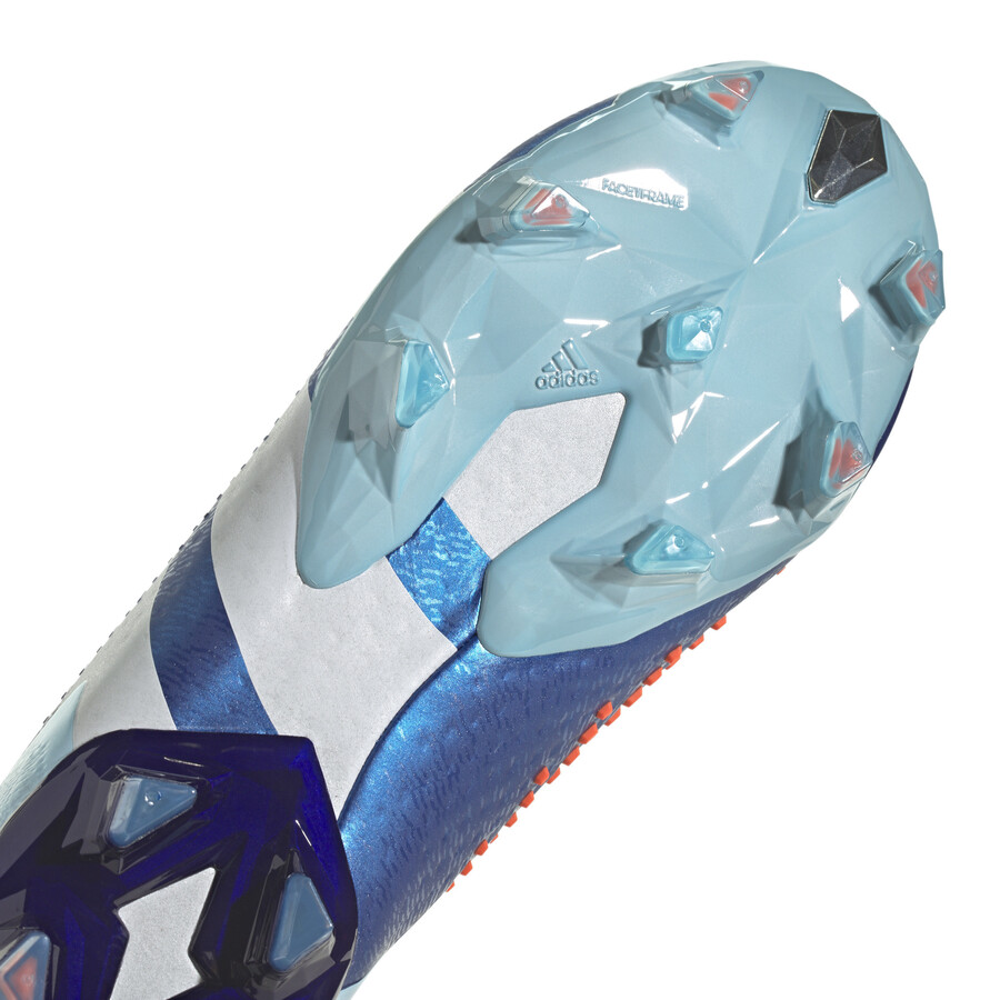 adidas Predator Accuracy+ montante FG bleu blanc