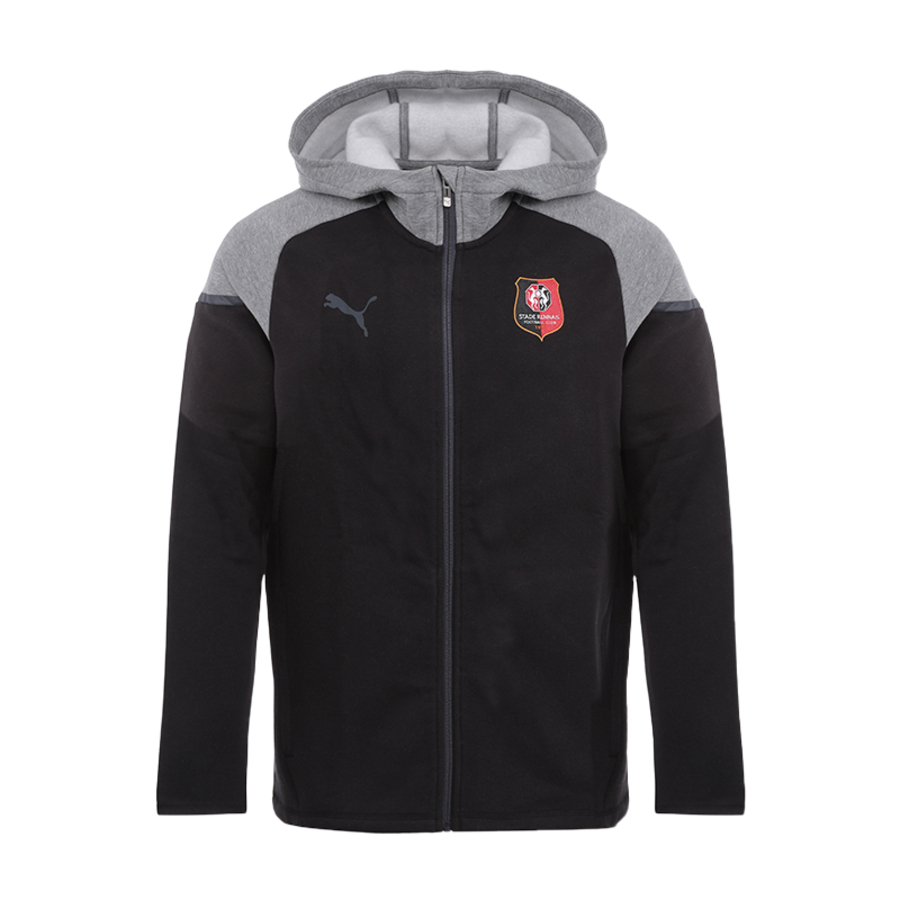 Veste survêtement Stade Rennais Casual noir gris 2023/24