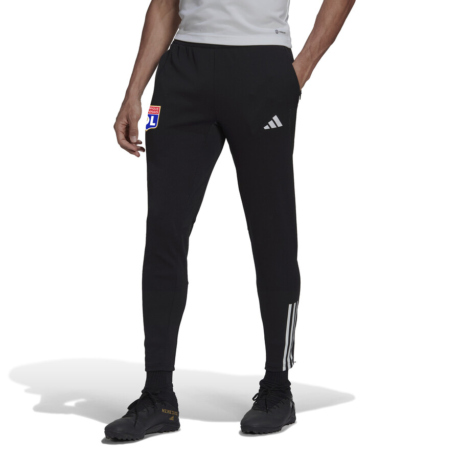 Pantalon survêtement OL noir blanc 2023/24