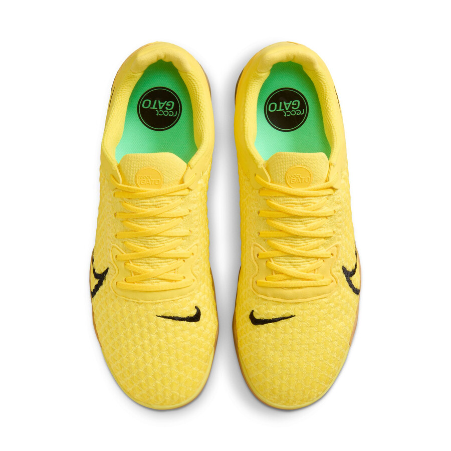 Nike Reactgato jaune noir