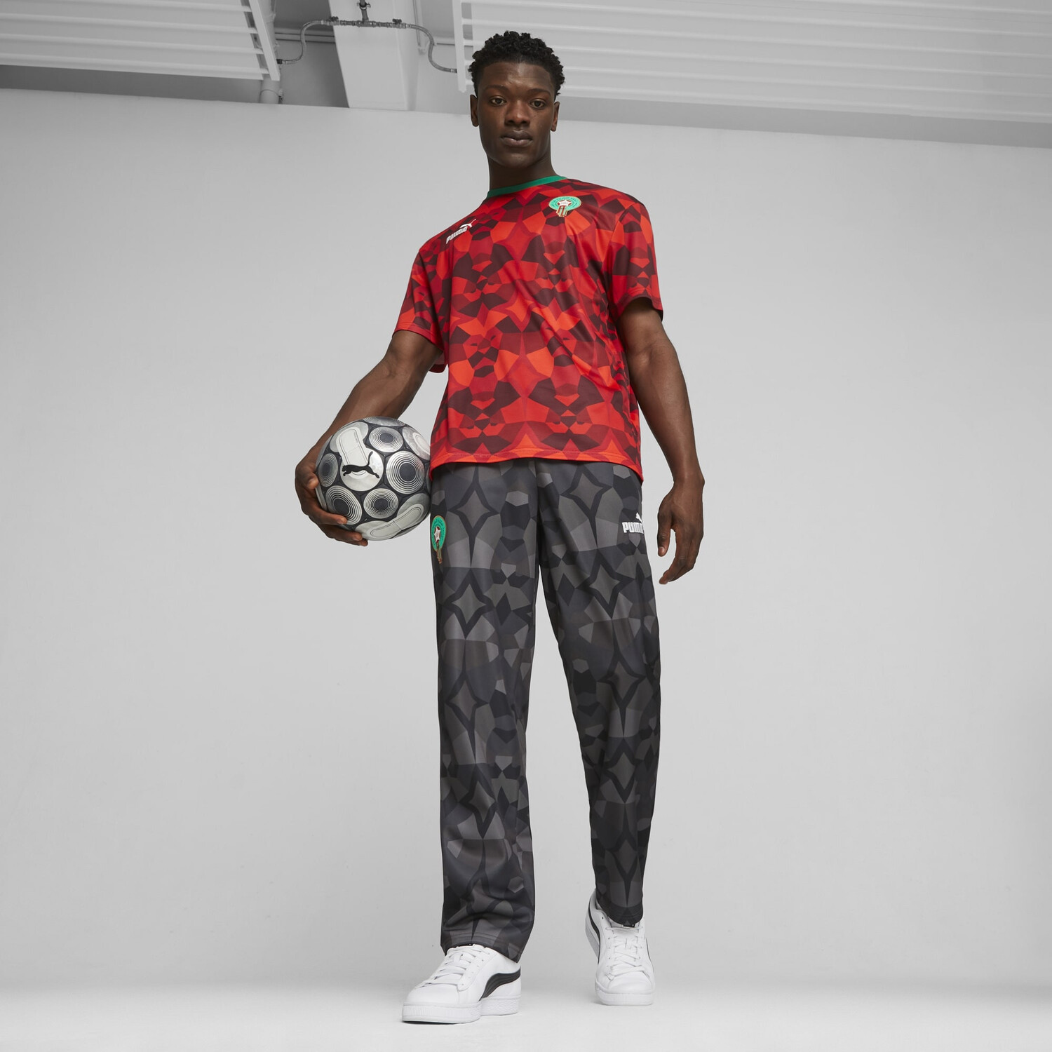 Pantalon survêtement Maroc Football Culture gris 2023/24 sur Foot.fr