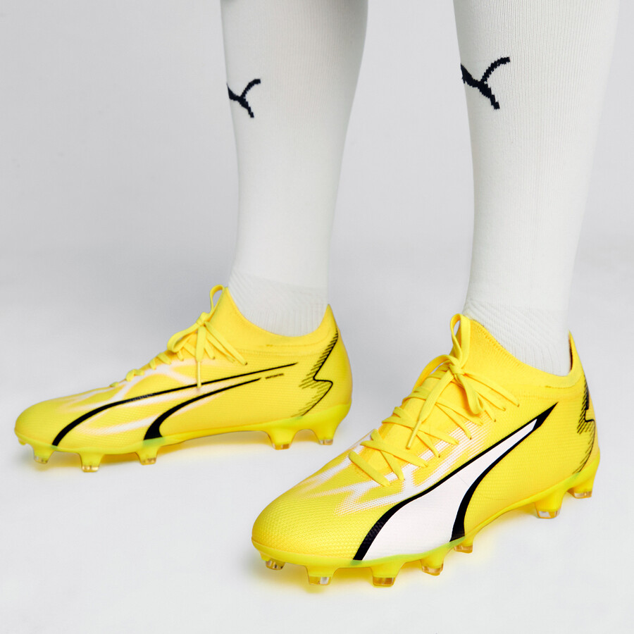 Puma Ultra Match FG/AG jaune blanc