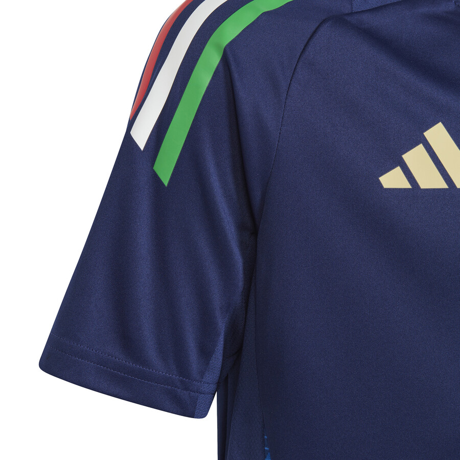 Maillot entraînement junior Italie bleu foncé 2024