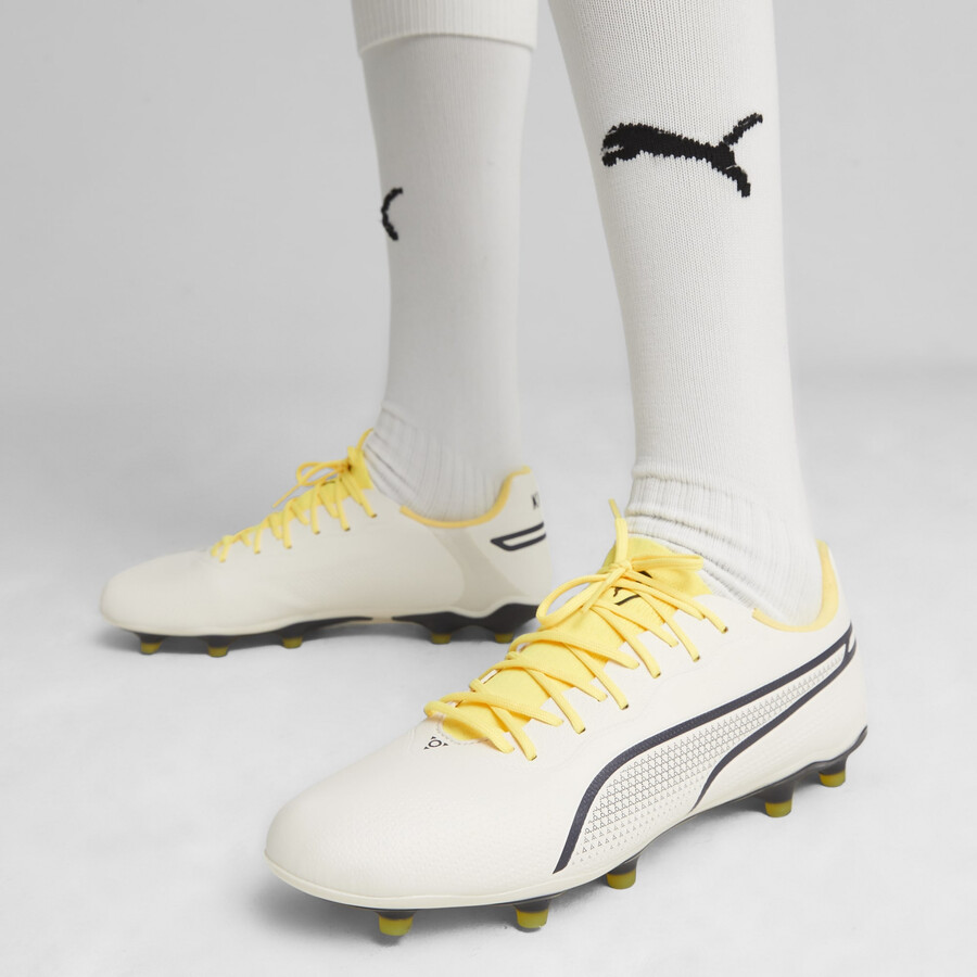 Puma King Pro FG/AG jaune blanc