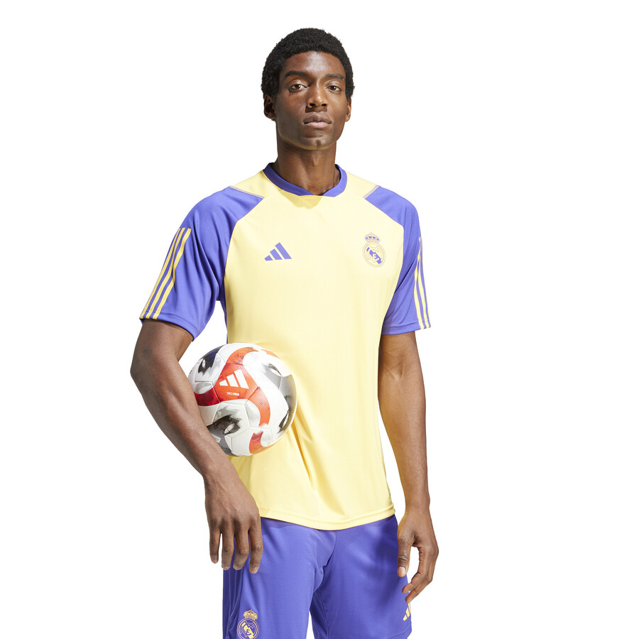 Maillot entraînement Real Madrid jaune violet 2023/24