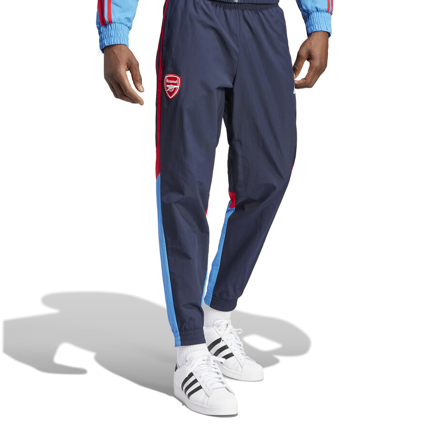 Pantalon survêtement Arsenal Woven bleu rouge 2023/24