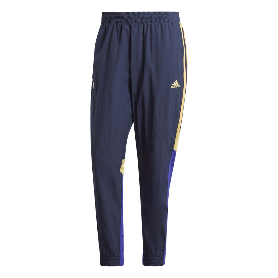 Pantalon survêtement Real Madrid Woven bleu jaune 2023/24