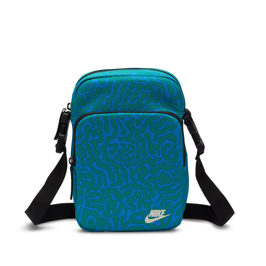 Sacoche Nike Heritage Cross body bleu vert sur Foot