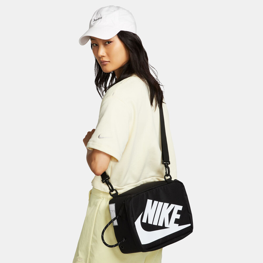 Sac à chaussures Nike 8L noir blanc