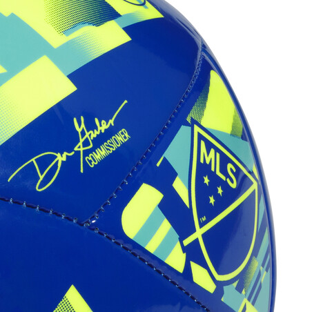 Ballon adidas MLS bleu jaune